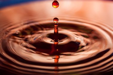 Su damlaları ve dalgalar