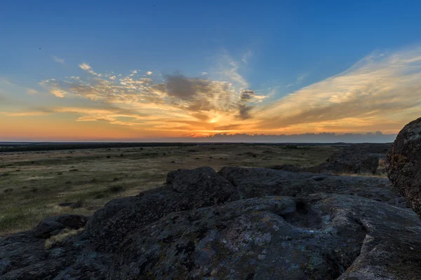 Golden sunset Vadisi ve buzlu