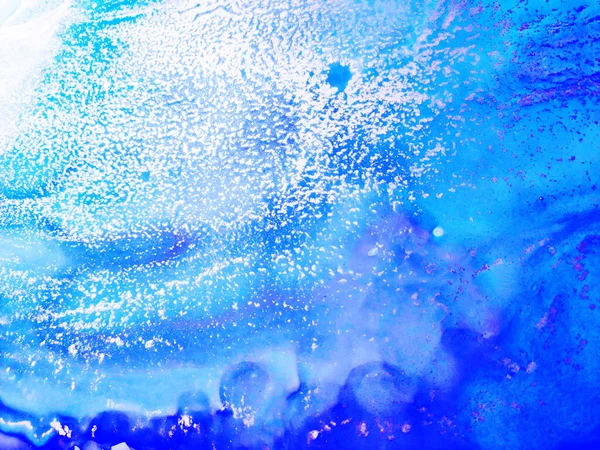 Ink Wash Pastel. Indigo, White Streaks. Ocean Waves splash. Water Delicate Blots. Aquamarine Pigment Gouache paint. Alcohol Ink Spots. Alcohol Illustration Smudges.