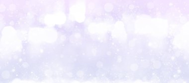 Neşeli bir ruh hali için Bokeh ile parlak, bulanık, pembe bir arka plan. Eğlence için tebrik kartı şablonu. Bulanık bokeh