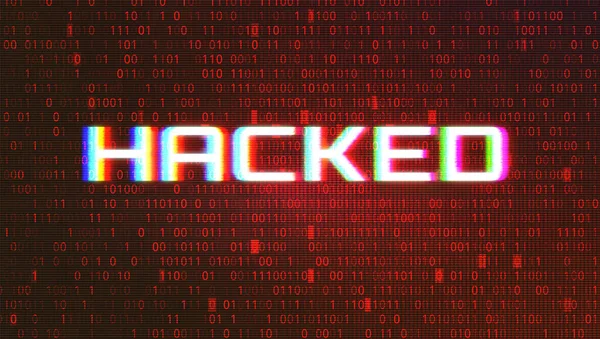 Technologie Donkergroene Achtergrond Cyberaanval Hacking Concept — Stockvector