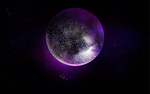 Full Moon Isolated Dark Background Magic Vector — Stock Vector