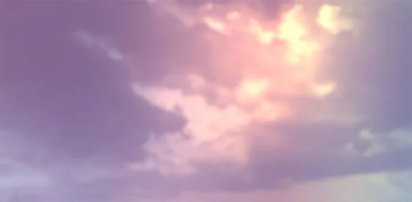 Çağdaş Soyut Gradyan Gökyüzü Arkaplanı Canlı Renkli Gerçekçi Vektör Bulutları — Stok Vektör