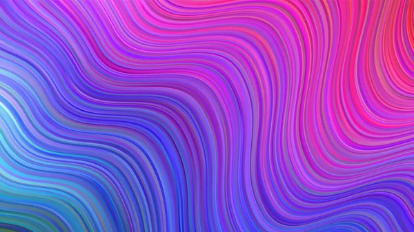 Fundo colorido abstrato com ondas. Cenário vetorial para o seu design — Vetor de Stock