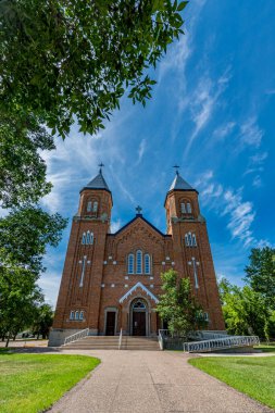Ponteix, Saskatchewan 'daki Notre Dame DAuvergne Katolik Kilisesi
