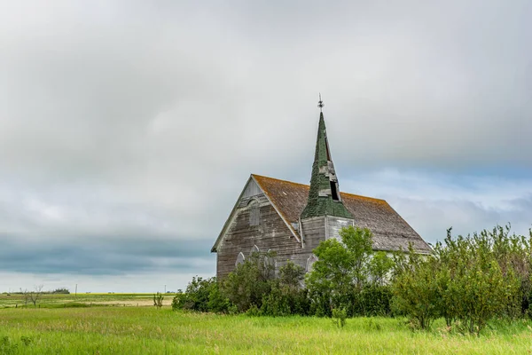 Dramatická Obloha Nad Historickým Ale Opuštěným Presbyteriánským Kostelem Froude — Stock fotografie