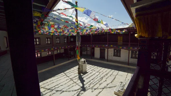 Monastère Bouddhiste Dans Himalaya Dans Village Marpha Népal — Photo