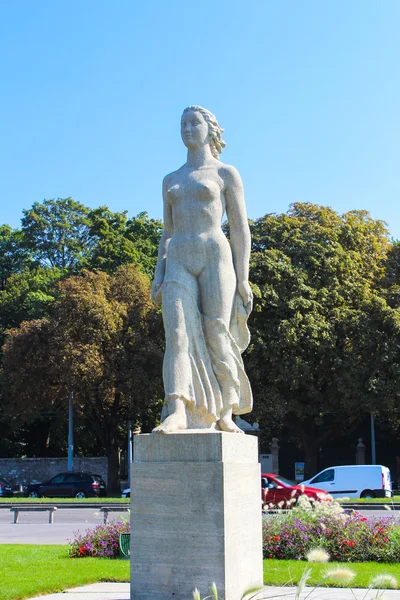 Photo of embankment in Geneva, Switzerland. — Stock Photo, Image