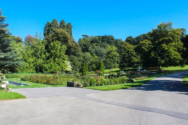 Park la Grange, Genewa, Szwajcaria — Zdjęcie stockowe