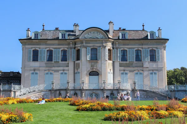 Geneva, İsviçre - Eylül 07: Park la Grange, Geneva, İsviçre. 
