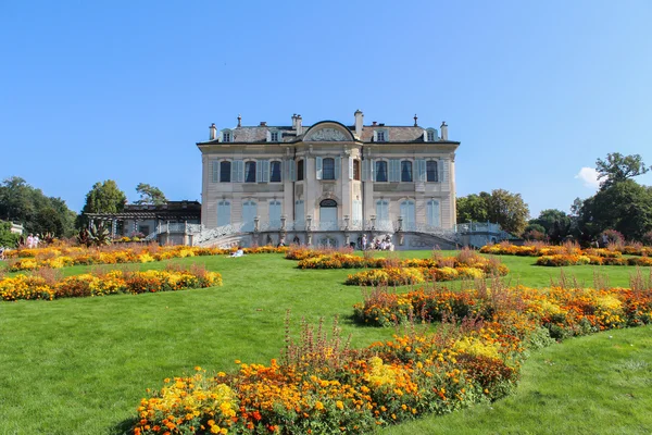Geneva, İsviçre - Eylül 07: Park la Grange, Geneva, İsviçre. 