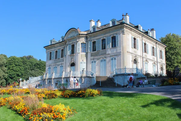 Geneva, Zwitserland - 07 September: Park la Grange, Genève, Zwitserland. — Stockfoto