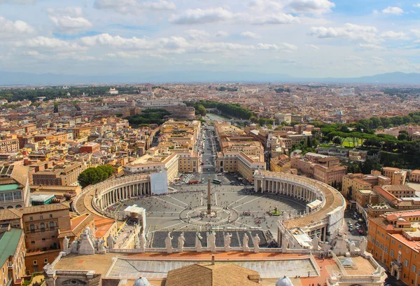 Panorama do Vaticano e de Roma — Fotografia de Stock