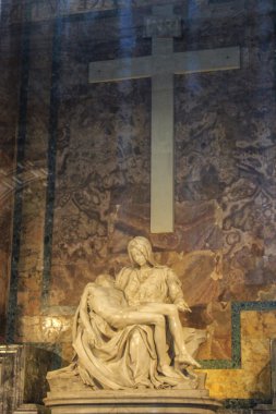 Vatikan - 25 Eylül: Eylül Saint Peters Bazilikası iç