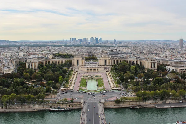 Flybilde fra Paris – stockfoto