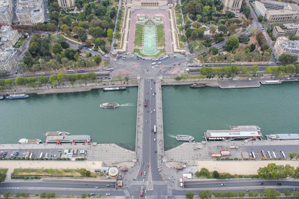 Paris aerial view — Stock Photo, Image