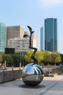 PARIS, FRANCE - SEPTEMBER 04 - sculpture Growth Point. SEPTEMBER 2012