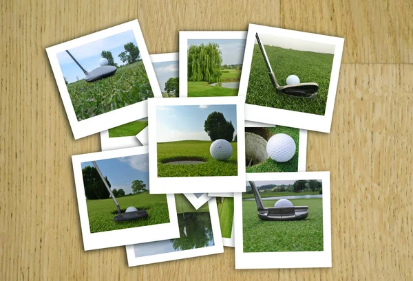 Buraco de golfe e outras fotos — Fotografia de Stock