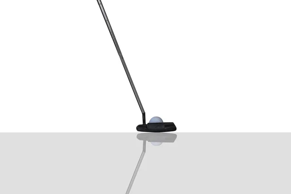 Isolated golf putter — Stock Photo, Image