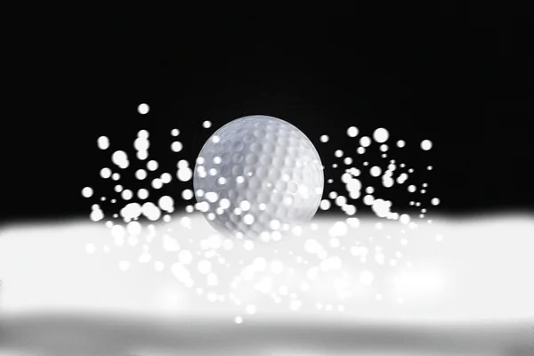 Pelota de golf en invierno — Foto de Stock