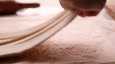 the process of making sausages in dough
