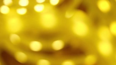 Sarı bokeh uçlu şerit aydınlatma bulanıklığı