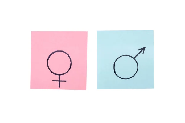 Gender Identity Male Female Gender Role Stickers — Stockfoto