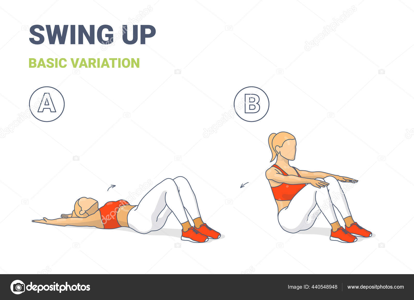 Sit Up  Illustrated Exercise Guide