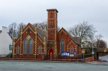 Flint; 28 Ocak 2021: Holywell Yolu 'ndaki Emaus Metodist Kilisesi Buckley ve Deeside Pisti' ni oluşturan 12 kiliseden biridir..