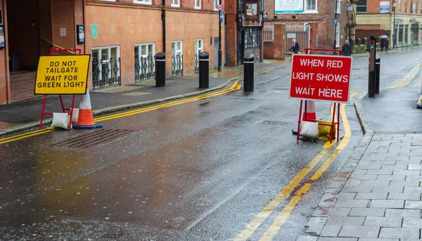 Chester Jan 2021 Sommige Straten Het Centrum Van Chester Een — Stockfoto