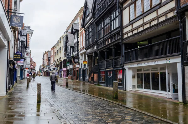 2018 Chester Jan 2021 General View Shopping District Chester Saw — 스톡 사진