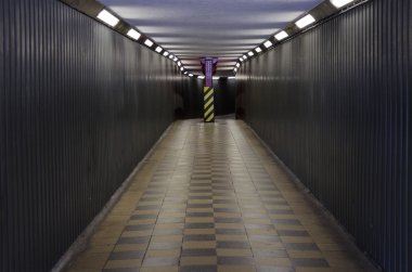 Urban pedestrian subway clipart