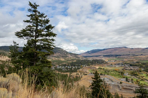 Vista Montaña Merritt Columbia Británica Canadá Día Otoño — Foto de Stock