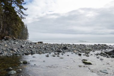 Cloudy day at China Beach on Vancouver Island