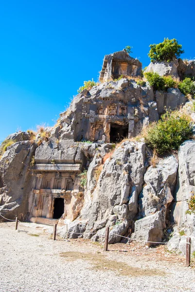 Antika staden av myra, antalya, Turkiet — Stockfoto