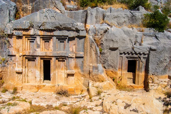 Antika staden av myra, antalya, Turkiet — Stockfoto