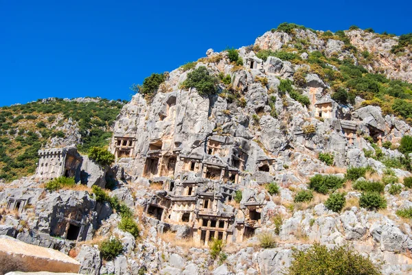 Starověké město myra, antalya, Turecko — Stock fotografie