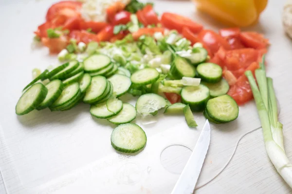 Verduras en la cocina — Foto de Stock