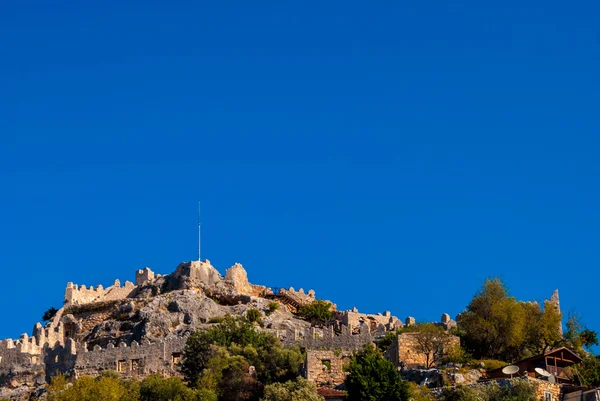 Starożytne miasto w mieście kekova — Zdjęcie stockowe