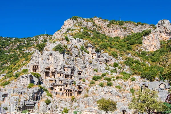 Starověké město myra, antalya, Turecko — Stock fotografie