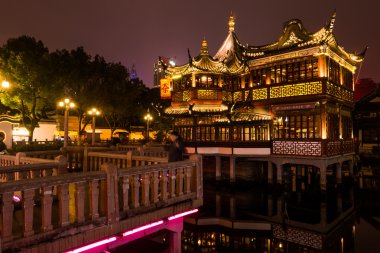 Çince Geleneksel Yuyuan Bahçe Shanghai