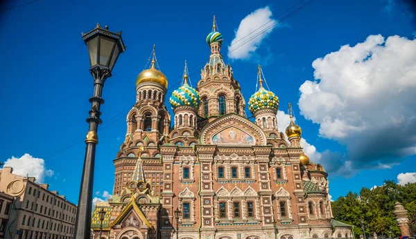 Chiesa del Salvatore sul Sangue a San Pietroburgo, Russia . — Foto Stock