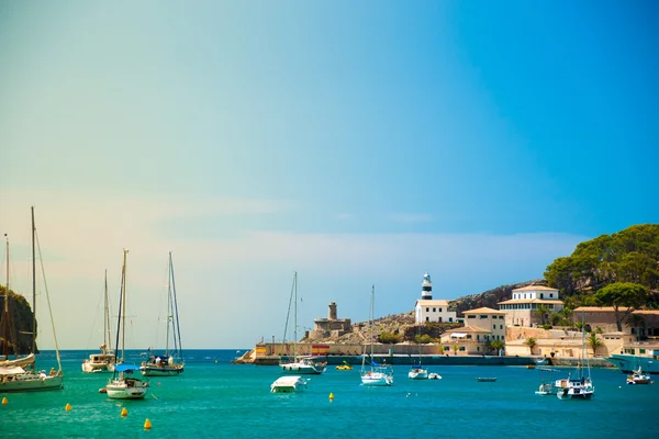 Puerto de Sóller, Puerto de Mallorca — Foto de Stock