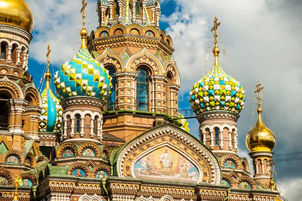 Iglesia del Salvador de la Sangre en San Petersburgo, Rusia . — Foto de Stock