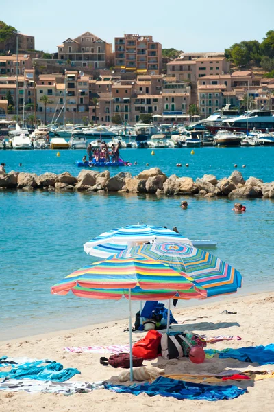 Puerto de Soller, haven van Mallorca eiland — Stockfoto