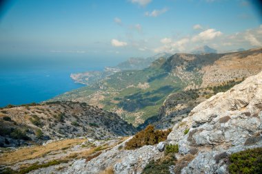 Mallorca Adası, Spai'nın Batı tarafında güzel dağlar