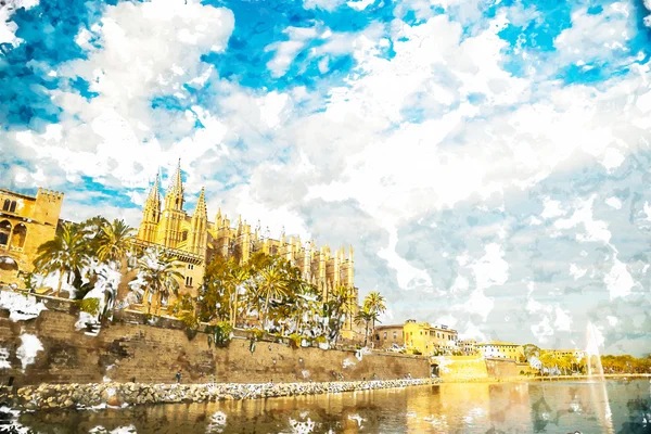 Cathedral of Palma de Mallorca. — Stock Photo, Image