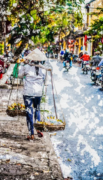 Utcában eladó Hoi An, Vietnam — Stock Fotó