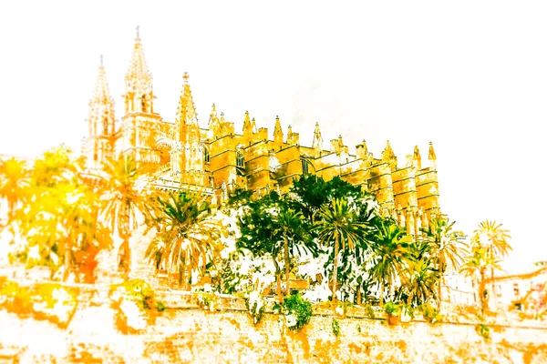 Cathedral of Palma de Mallorca. — Stock Photo, Image