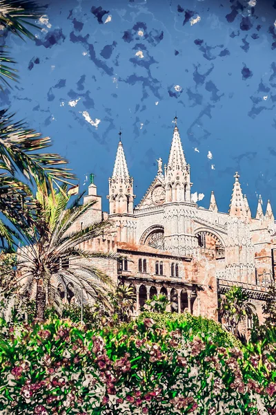 Cathedral of Palma de Mallorca. — Stock Photo, Image